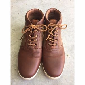 Brown Leather & Suede Men's  Aldo Boots