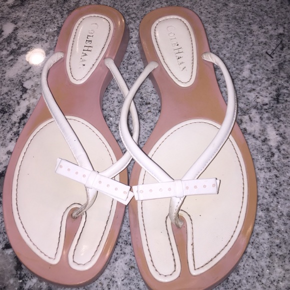 White Cole Haan sandals