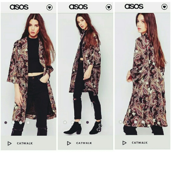 ASOS Jackets & Blazers - NWOT ASOS Long Duster Coat