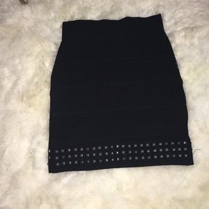 Bcbg size m bandage skirt with thorn trim