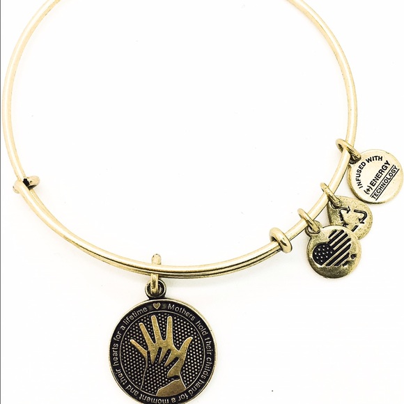 Alex and Ani Hand in Hand EWB Silver or Gold Color - Picture 2 of 3