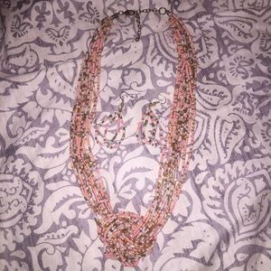 Necklace and earrings