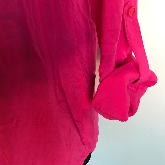 DNA Couture Tops - DNA Couture portofino style hot pink blouse S DNA Couture Tops - DNA Couture portofino style hot pink blouse S