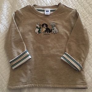 Baby boy reversible shirt.