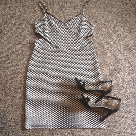 H&M Black and White dress