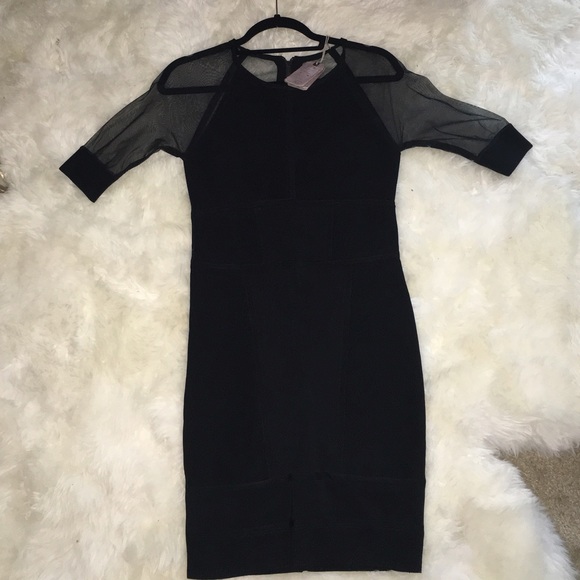 All saints size 4 sheer bandage dress