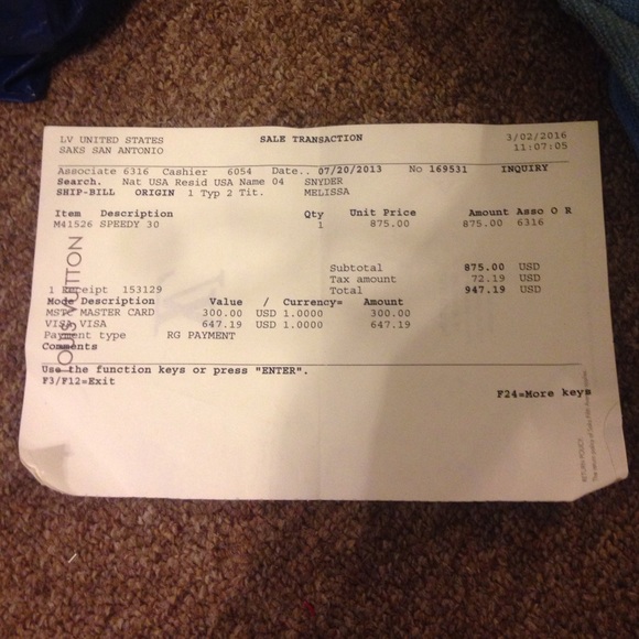 LX Louis Vuitton SPEEDY 30. - Picture 4 of 4