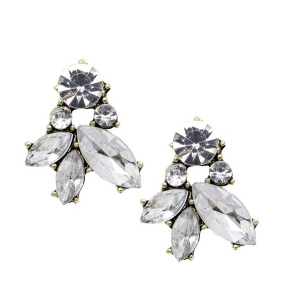 Crystal Ivy Studs - Picture 3 of 3