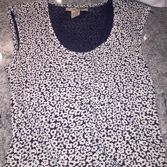 Free people navy and white dress