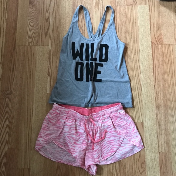 Victoria's Secret pajama shirt set