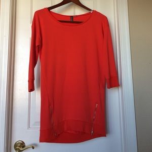 H&M: Orange 🍊 Tunic/sweater shirt dress