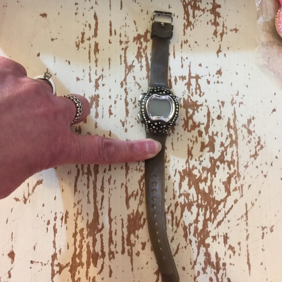 Black Digital Bling Watch