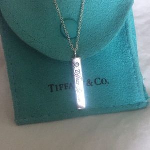 Tiffany Diamond Bar Necklace