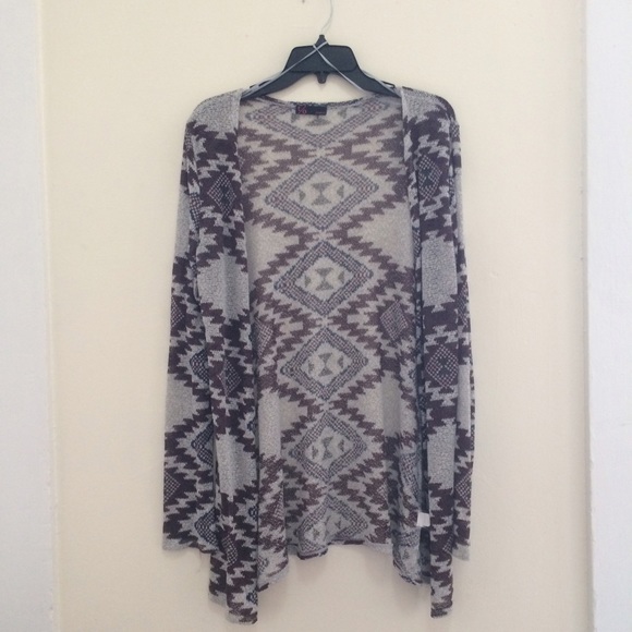 Chevron Sheer Cardigan