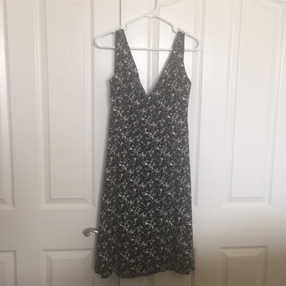 Ann Taylor black & white dress