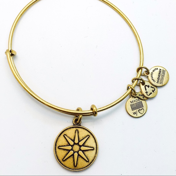 Alex and Ani Star of Venus bracelet bangle charm - Picture 2 of 4