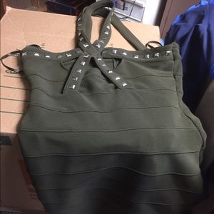 Army Green Club Dress