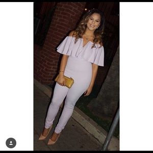 BooHoo Lilac Jumpsuit