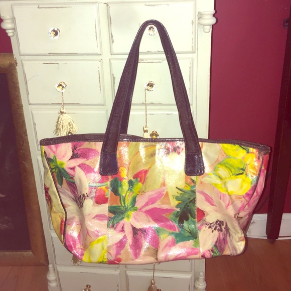 COLORFUL UNIQUE TOTE!