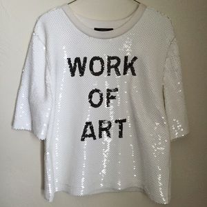 Forever 21 sequin shirt