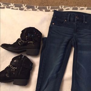 Pants and shoes from justice