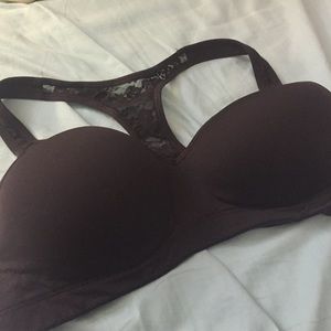 VS Pink Sports Bra with Lace Straps