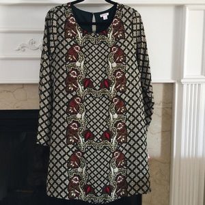 NWT boho printed mini dress.