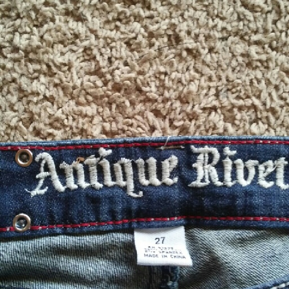 Antique rivet jeans - Picture 1 of 3