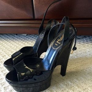YSL Saint Laurent Black Heels