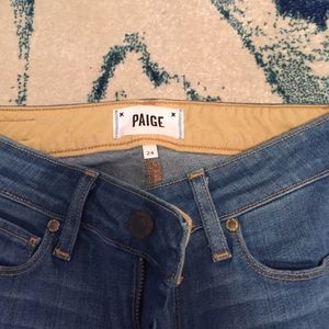 Paige Medium Wash Fiona Flare Jeans