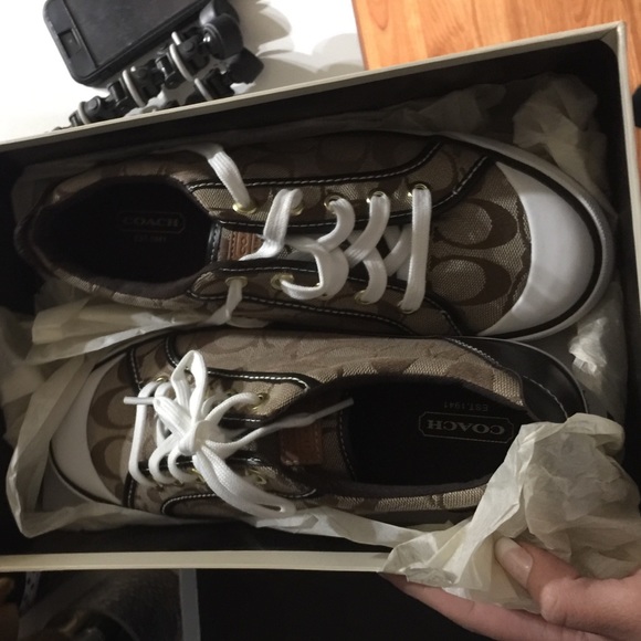 NIB coach sneakers