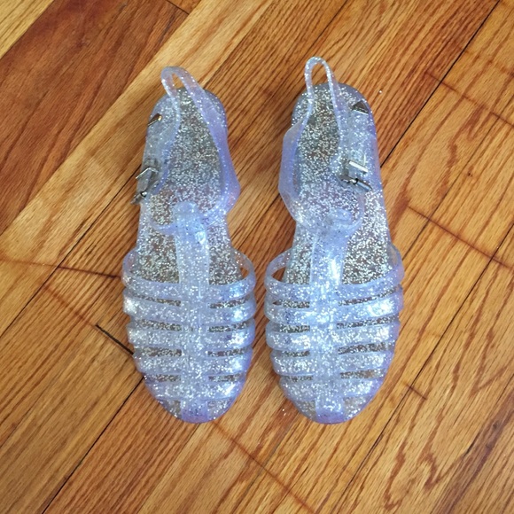 Clear glittery jellies