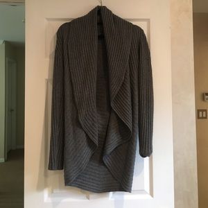 Autumn cashmere ribbed cardigan