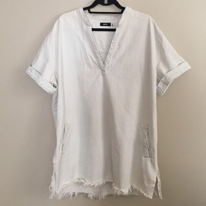 BDG raw edge denim dress