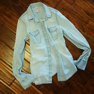 Denim chambray shirt