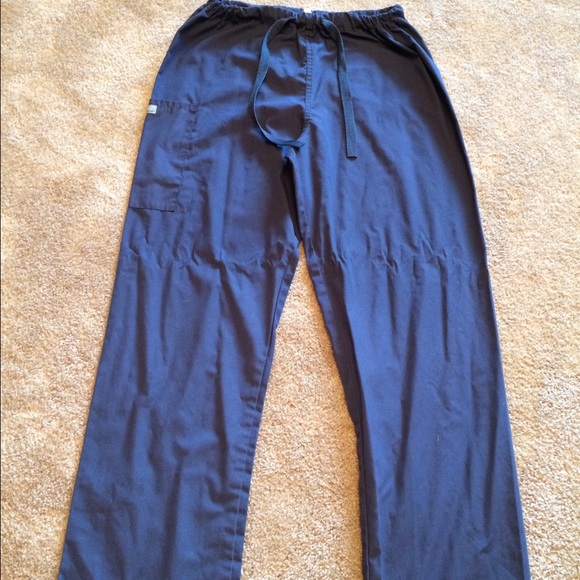 Navy blue scrub pants