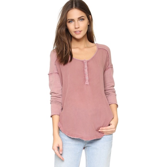 ❗️SOLD❗️Free People Henley Top - Picture 4 of 4