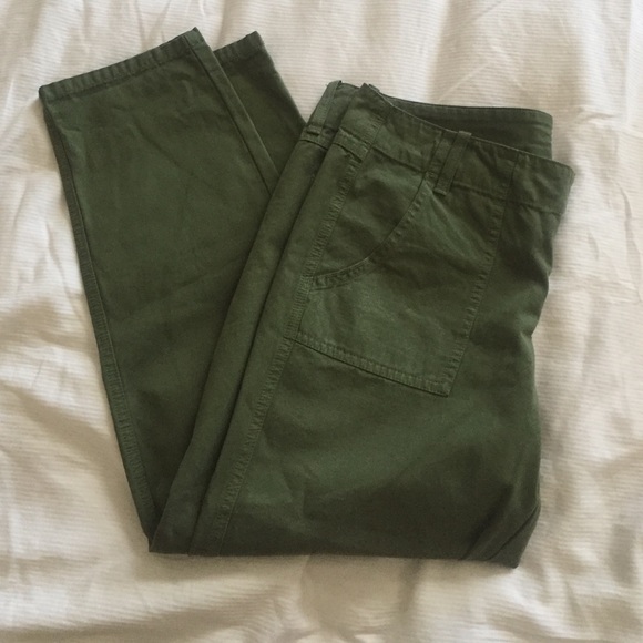 J crew cropped  chinos