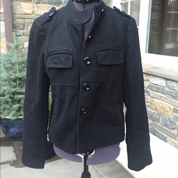 Ann Taylor black utility jacket