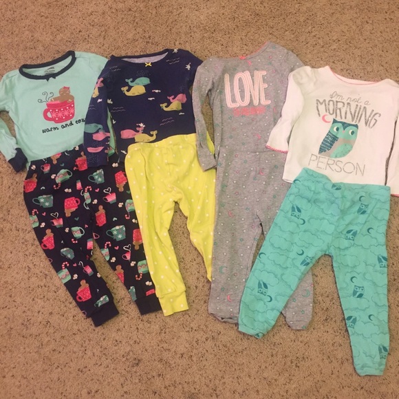 Group of 12 pajama sets 18 month