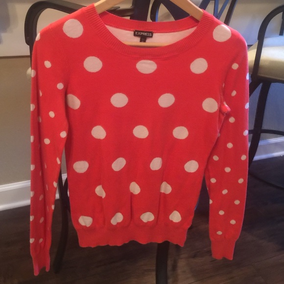 Polka dot sweater