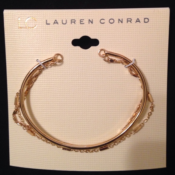 NWT LC Lauren Conrad gold bracelet