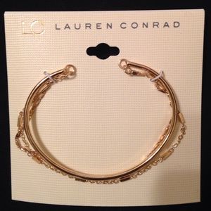 NWT LC Lauren Conrad gold bracelet