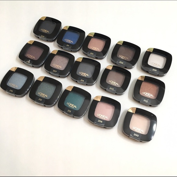 New 15 L'Oréal Colour Riche Eyeshadows