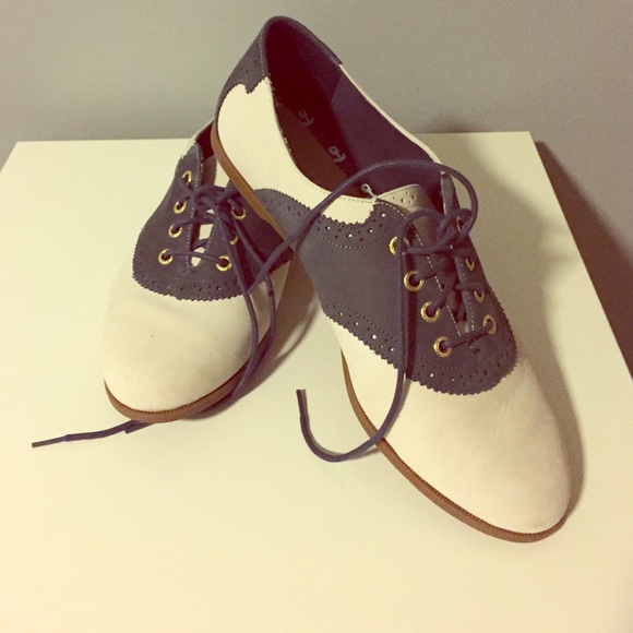 Sperry Top-Sider Navy Blue & Cream Oxfords