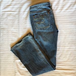 Silver Flare Jeans