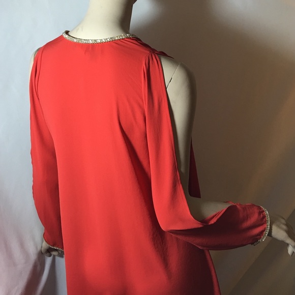 V neck A line dress - Picture 3 of 4