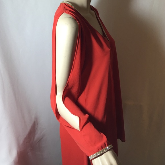 V neck A line dress - Picture 4 of 4