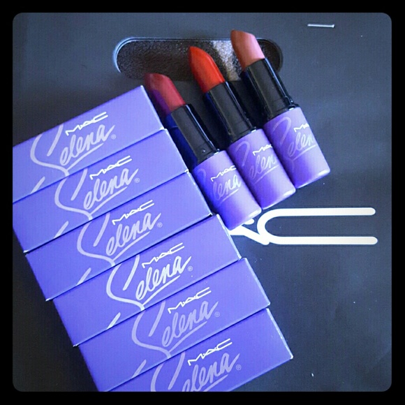 Selena MAC lipstick trio