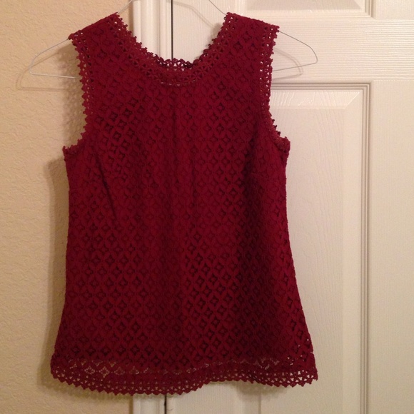 Merona lace sleeveless top